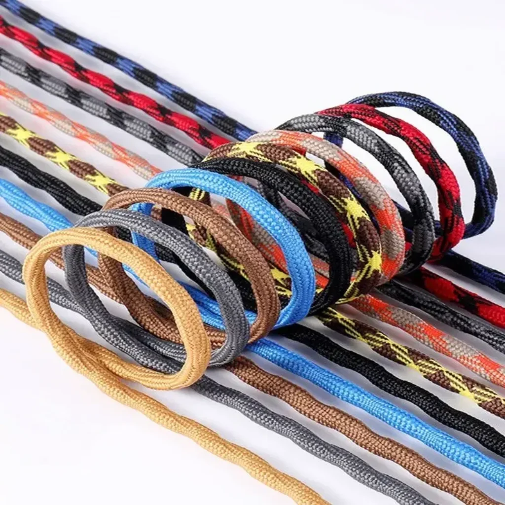 Outdoor Shoelaces round Spherical Anti-skid Design Baskets Boots