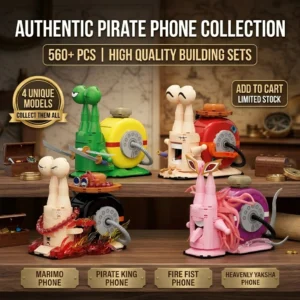 Pirate Transponder Snail MOC Building Blocks DIY Anime