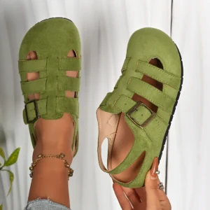 Platform Roman Sandals Slippers Summer Round Toe Open