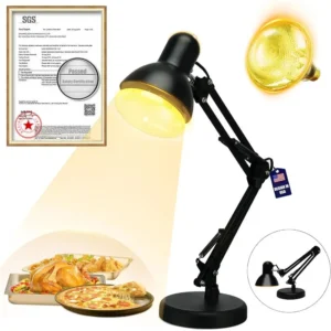 Portable ood Heat Lamp – [oldable Design] [3S
