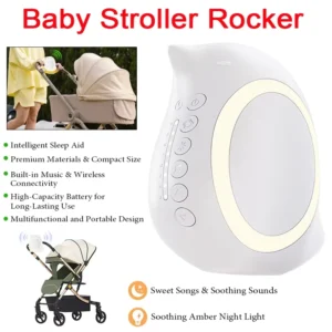 Portable Outdoor Baby Stroller Rocker Night Light Multi-functional