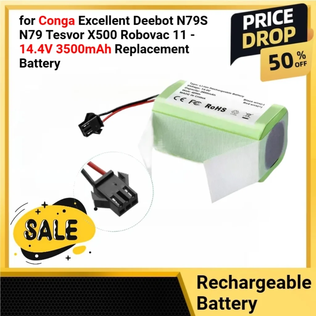 Rechargeable Li-ion battery Conga Excellent Deebot N79S N79