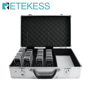 Retekess TT026 Portable 32 Slot Charge Case Storage
