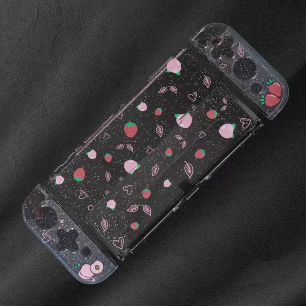 Sakura Glitter Transparent Clear Protective Hard Shell Case