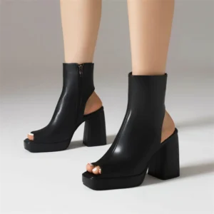 Sexy Summer Shoes Woman Platform High Heels Ankle