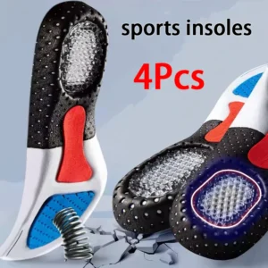 Shock-absorbing sports insole men women arch support Orthopedic