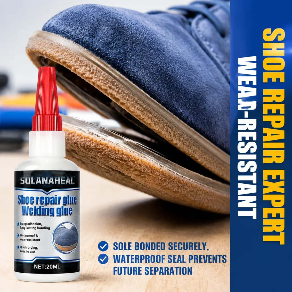 Shoe Repair Glue, Waterproof & Wear-Resistant Adhesive Sneakers