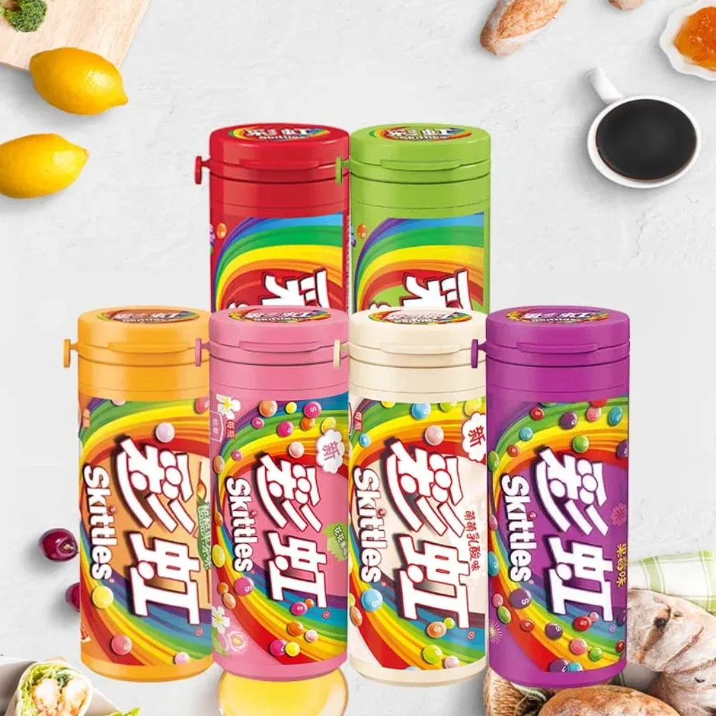 Skittles Candy Canned 1.06oz(30g)*4 Cans