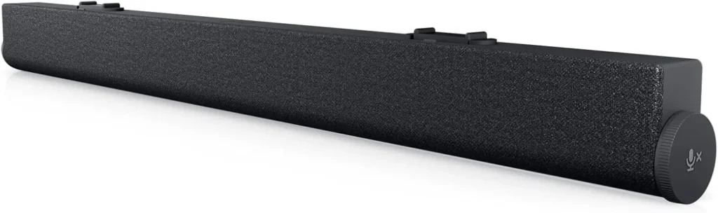 Slim Conferencing Soundbar Monitor Magnetic Mount, Mute Mic,