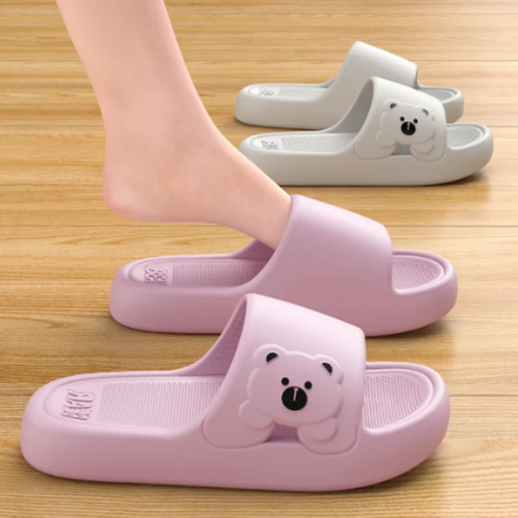 Slippers Bathroom Cartoon Bear Indoor Slippers Women Lightweight