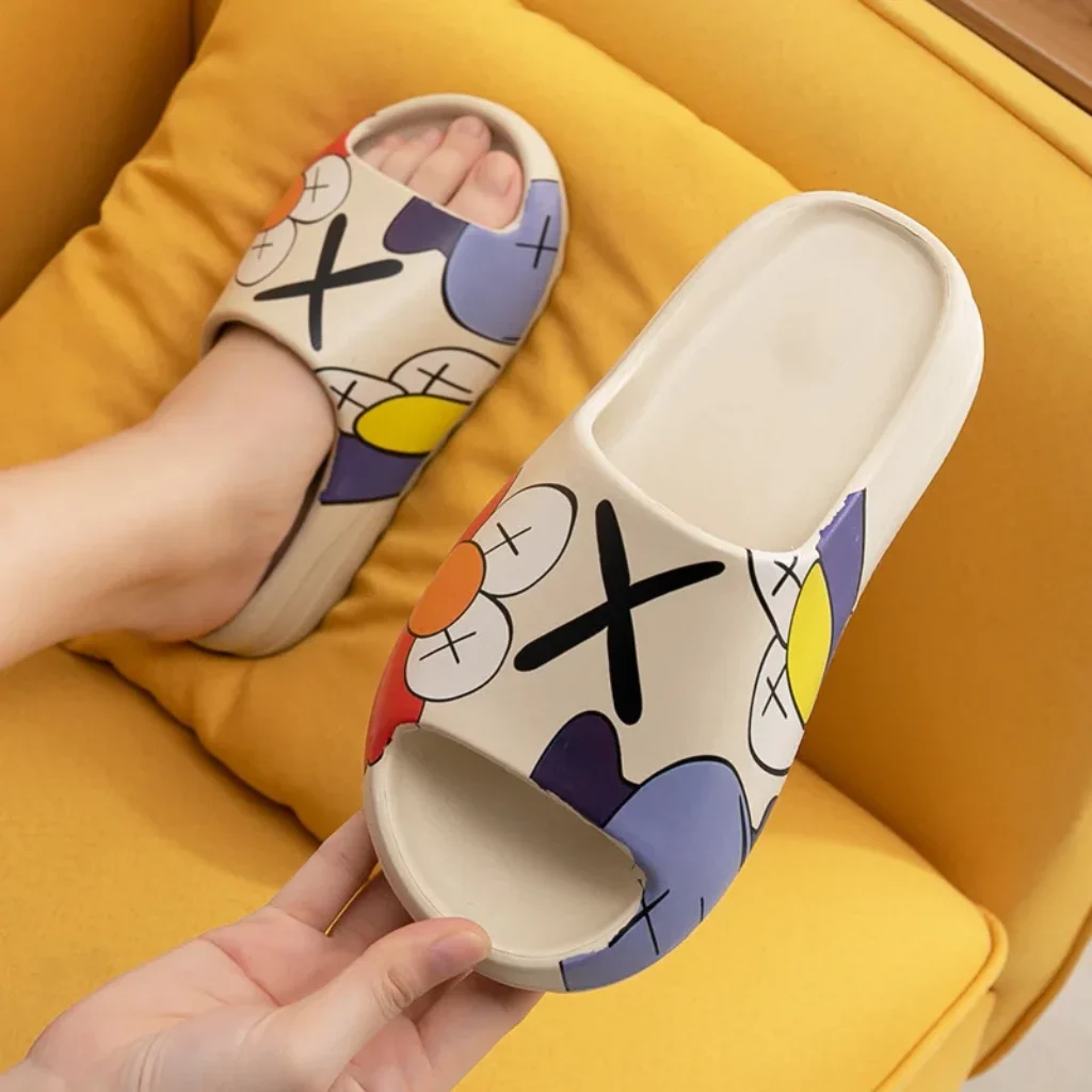 Slippers summer wear non-slip men’s women’s home indoor