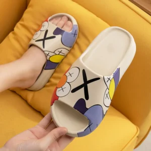 Slippers summer wear non-slip men’s women’s home indoor