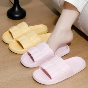 Soft Cloud EVA Candy Color Indoor Slippers Women