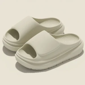 Solid Color Thick Bottom Slippers Women 2026 Summer