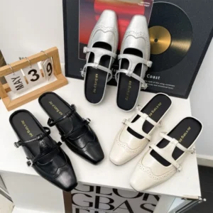 Spring Summer Niche Retro Trend Half Slippers Women’s