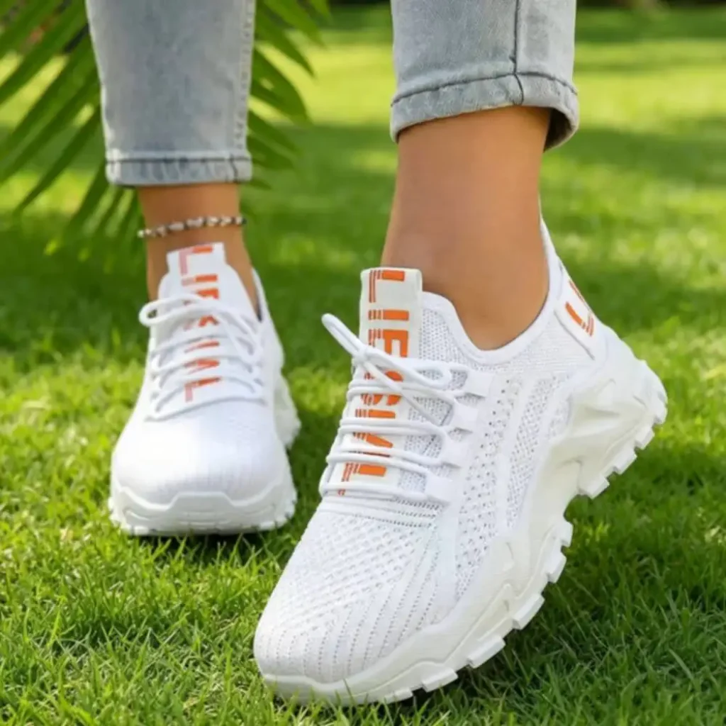 Spring Summer Women’s Breathable Slip Shoes, Lightweight Soft