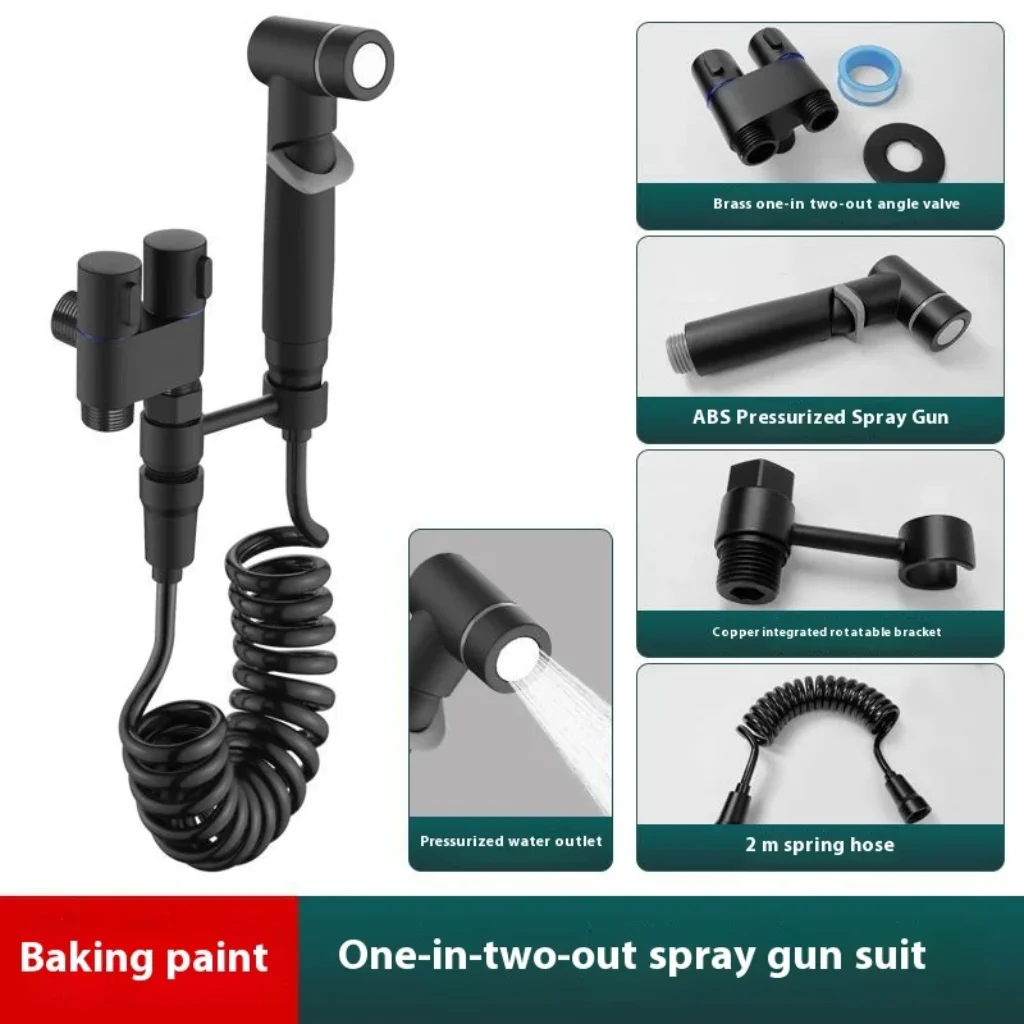 Stainless Steel Household Toilet Spray Gun Handheld Bidet
