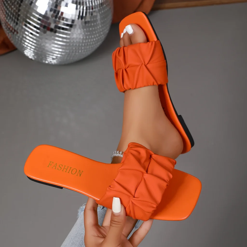 Summer Elegant Beach Flat Bottom Women’s Slippers Fashionable