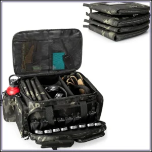 Tactical Pistol Range Bag 4 Pistol Cases, Padded