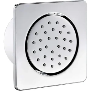 Wall-Mounted Adjustable Brass Shower Jet, 130mm Spa-Style Side