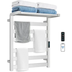 Wall-Mounted Electric Towel Warmer Adjustable Bracket, Stainless Steel,