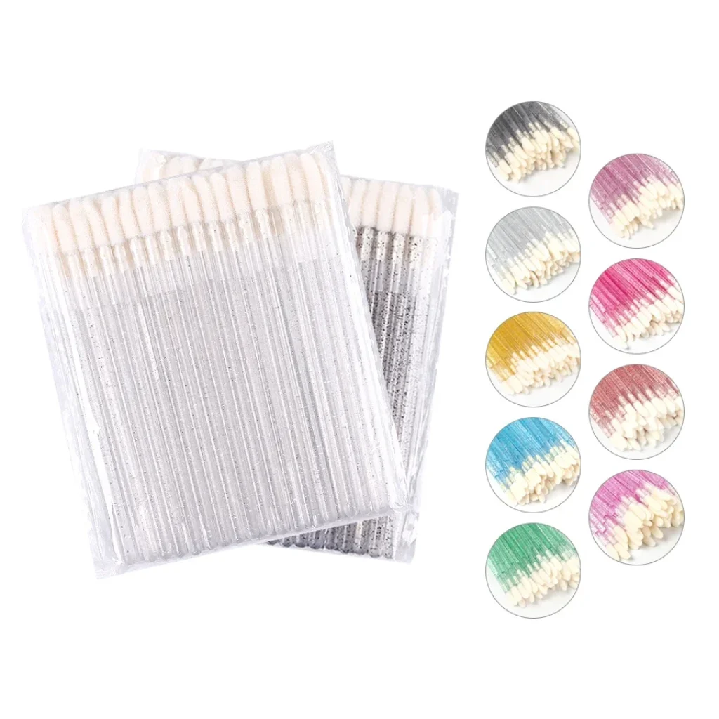Wands Mascara Brushes Lip 50/ Disposable Eyelashes Applicator