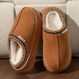 Winter Women’s Slippers Boots Fashion Fuzzy Fur Anti-slip