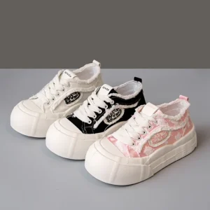 Womens Platform Sneakers White Tennis Shoes Woman Casual