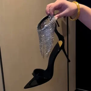 Women’s Sandals Sexy Temperament Pointed High Heeled Sandals