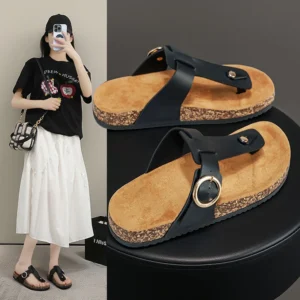 Women’s Summer Spring Summer Casual Simple Large Buckle