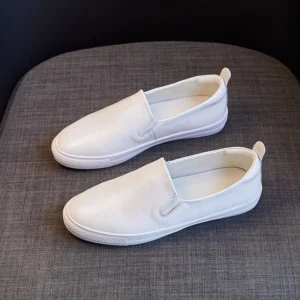 Womens White Red Color Block Platform Chunky Heel