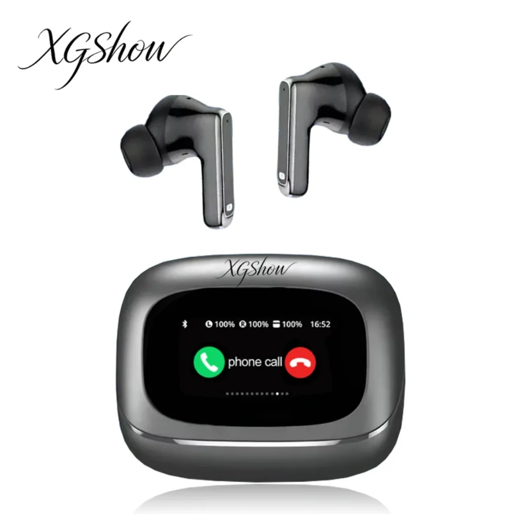XGSHOW Tour Pro6 Bluetooth 6.0 Earphones LCD Full