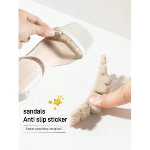 1 Pair Summer Gel Heel Grips, Non-Slip Invisible