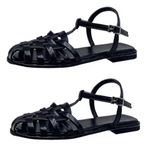 1 Pair Trend Toe Sandals Round Head Soft-soled