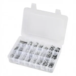 Bolts Nuts Assortment Kit, Imperial Machine Screws Flat