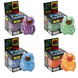 /Box TPR Maltose-Filled Swirl Capybara Squishy Toy Set,