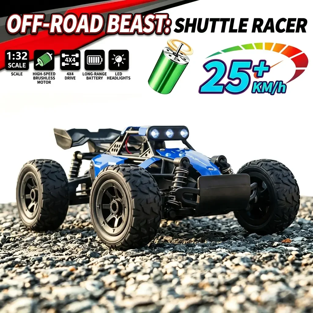 1:32 4WD 25KM/H RC Car All terrain off-road