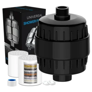 15/20 stages high output shower water filter removes