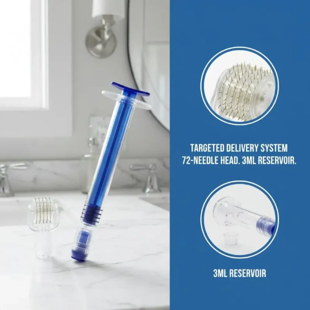 Microneedle Roller Stamp Microneedle 0.25mm Applying Serum Beard