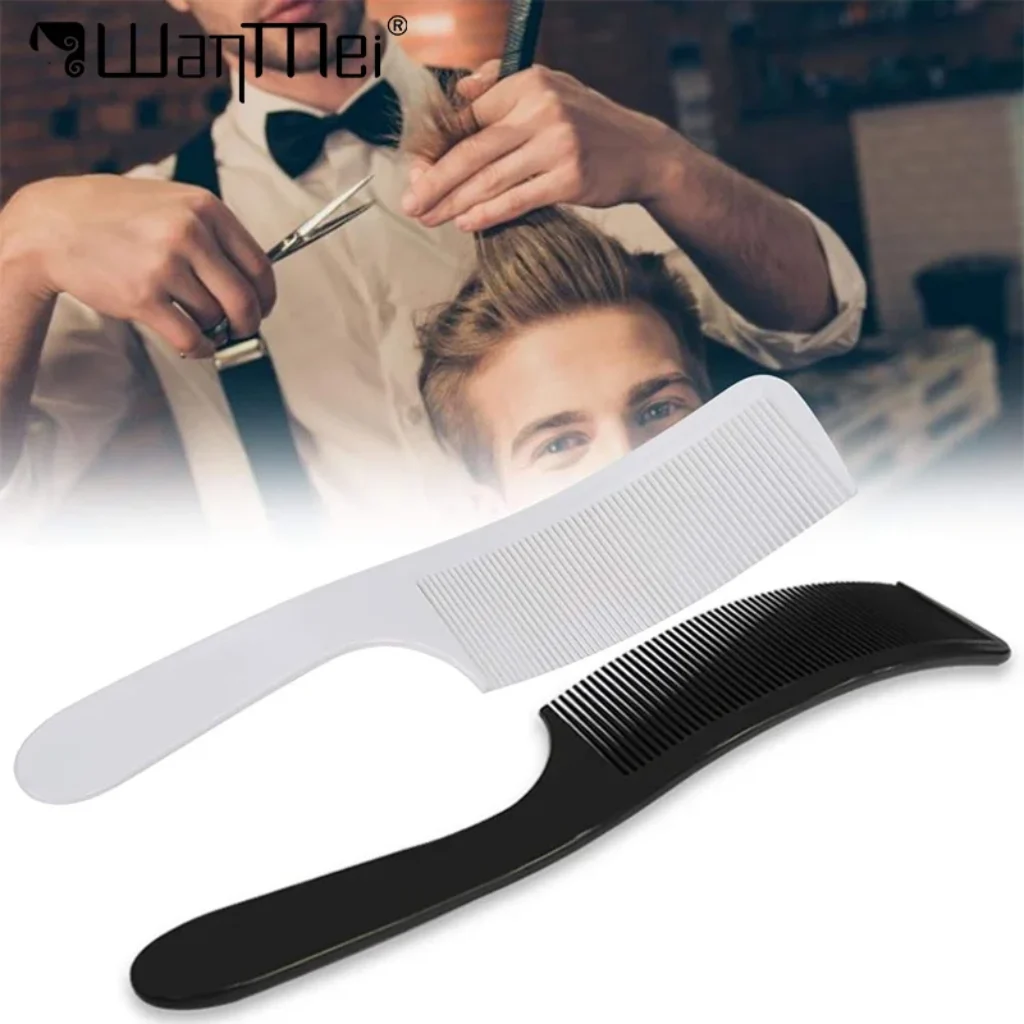 Professional Fade Comb Curved Shaver Haircutting Comb Anti-Static