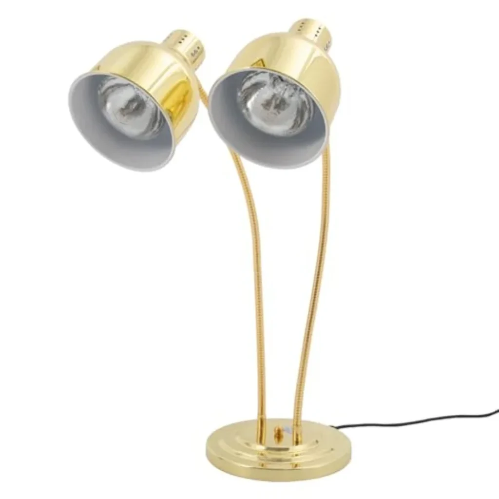 2-Head Food Warmer Lamp Restaurants, Commercial Kitchens, Buffets,