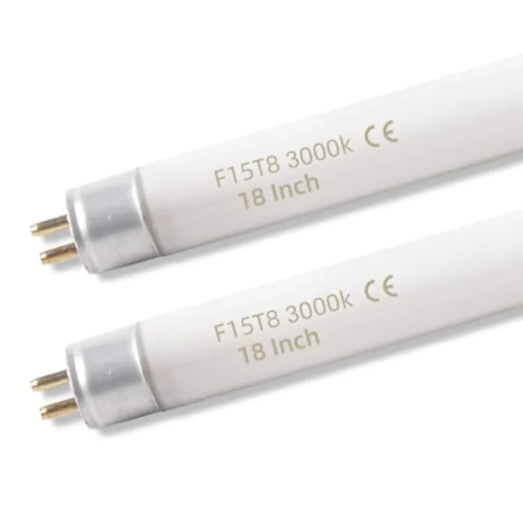 2 Pack 15W T8 3000K Fluorescent Replacement Tube,