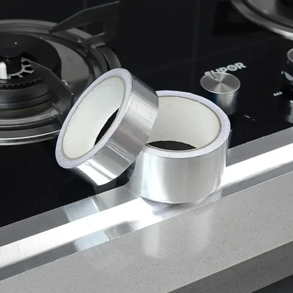 2 Rolls High Temperature Aluminum Foil Duct Tape