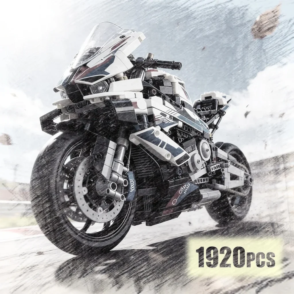 2026 heavy technology motorcycle model toy ornaments building