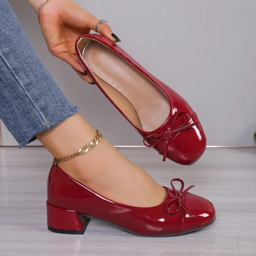 2026 Shoes Women Pumps Platform Heels Women Round