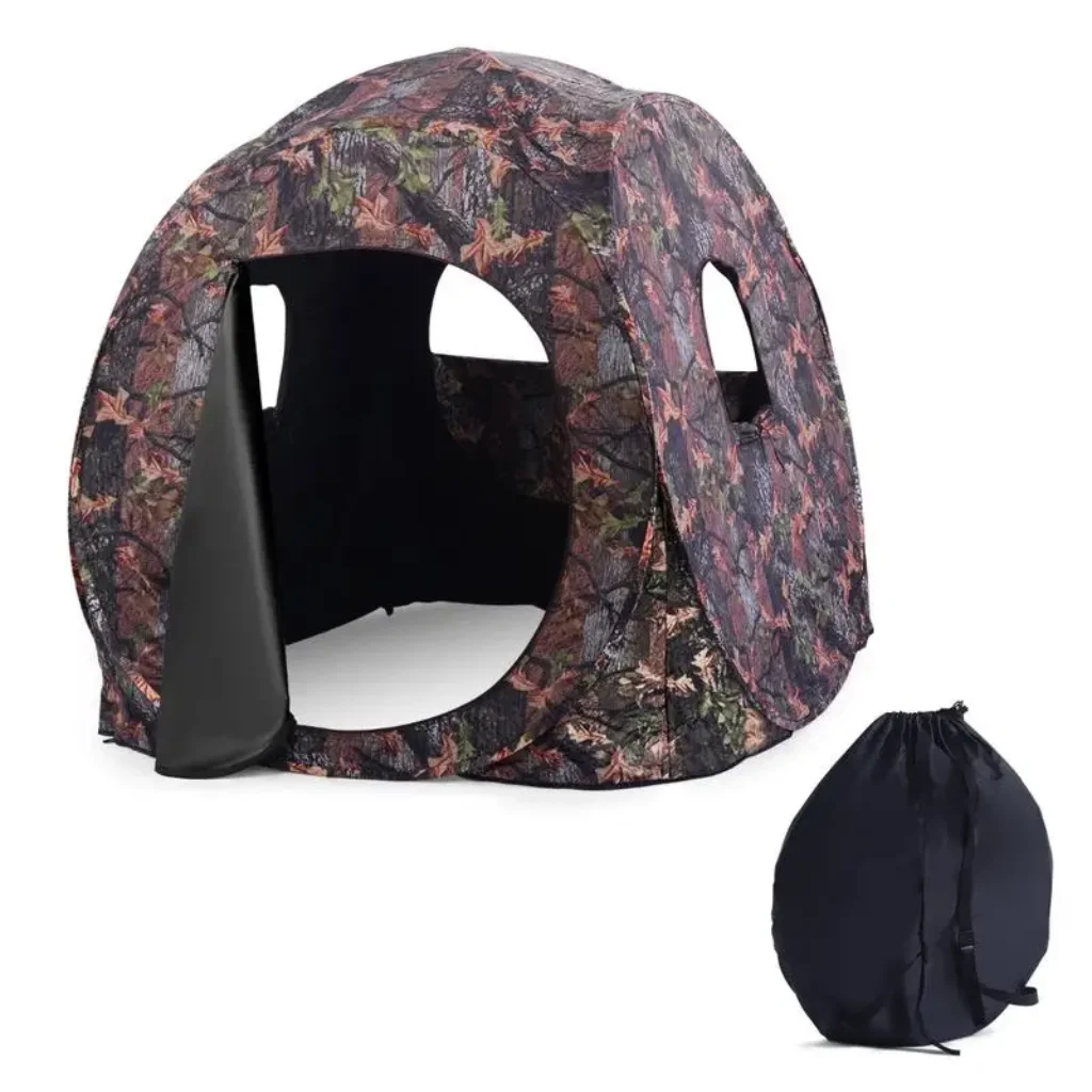 3 Person Pop Up Hunting Tent, PU Oxford