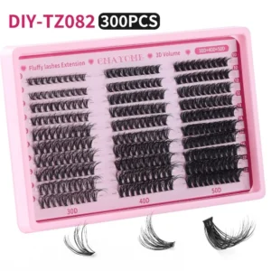 Bond Seal False Eyelashes Natural Look 30-Row Large