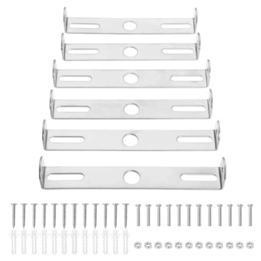4.1-4.7 Inch Light Fixture Mounting Bracket Square Kit