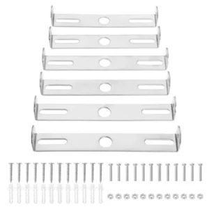 4.1-4.7 Inch Light Fixture Mounting Bracket Square Kit