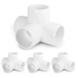 4 Way PVC Pipe Fittings, PVC Elbow Corner